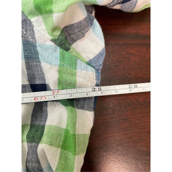 U.S Polo Assn. Mens Stretch Button Up Checkered Short Sleeve Shirt Size XL - Picture 7 of 7